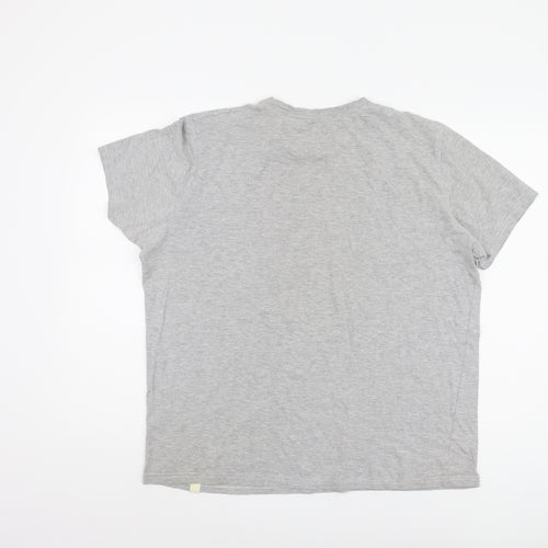 STH SHORE Men's Grey Vintage Car Print T-Shirt L
