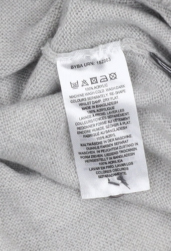 French Connection Men's Grey Collared Pullover Jumper