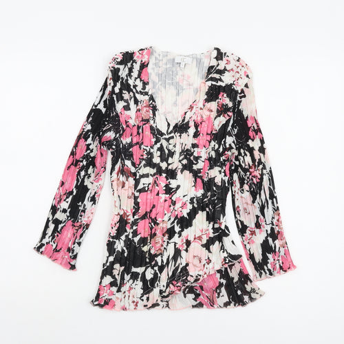 CC Women's Floral Multicoloured Tunic Blouse S