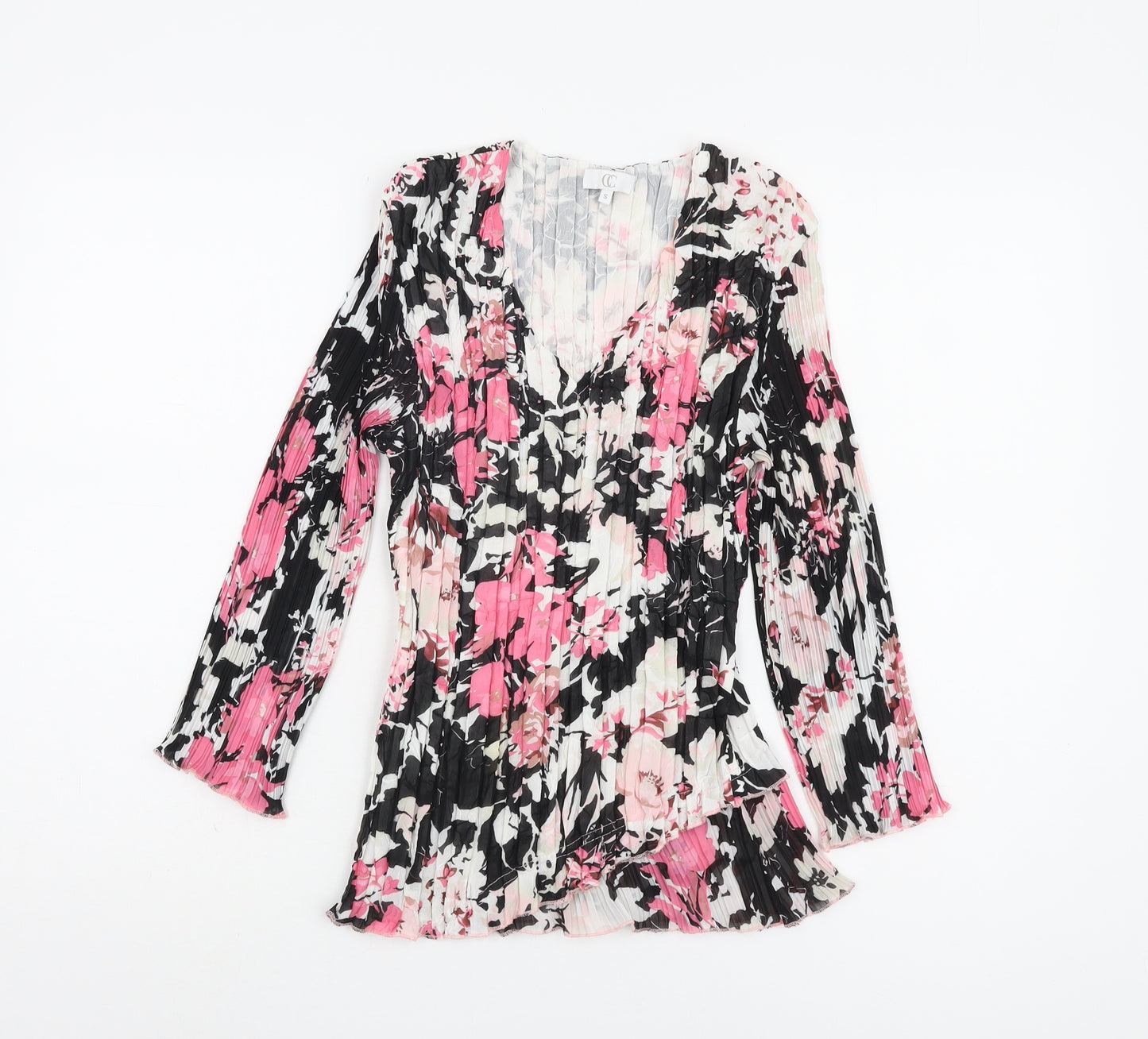 CC Women's Floral Multicoloured Tunic Blouse S