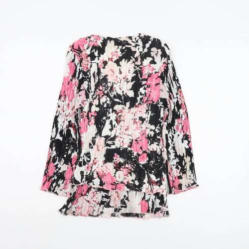 CC Women's Floral Multicoloured Tunic Blouse S