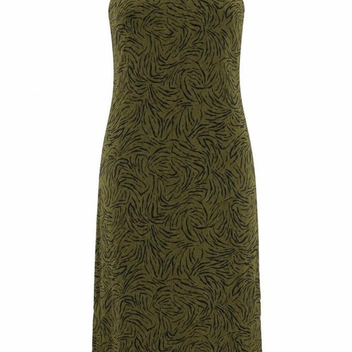 New Look Women's Green Slip Dress, Size 6, Casual