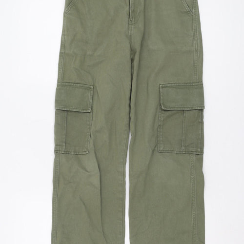New Look Women's Green Cargo Trousers Size 6