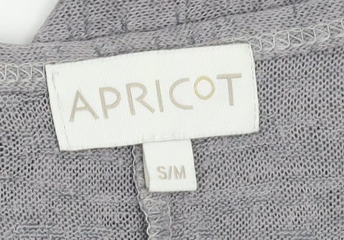 Apricot Women's Grey Floral Tunic Jumper S