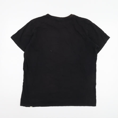 STH Shore Men's Black Car Graphic T-Shirt, Size L