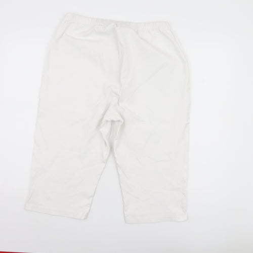 East Coast Trading Co Women's White Trousers Size 22