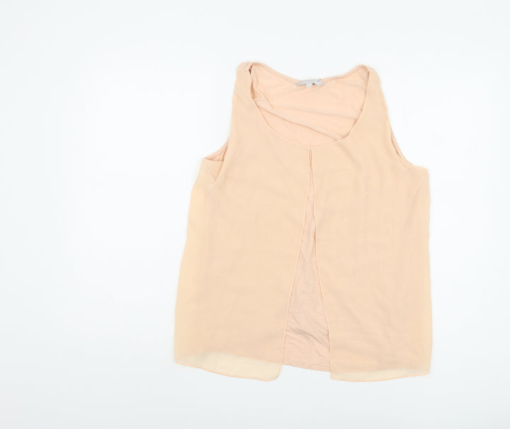 Red Herring Women's Beige Size 14 Sleeveless Tank Top