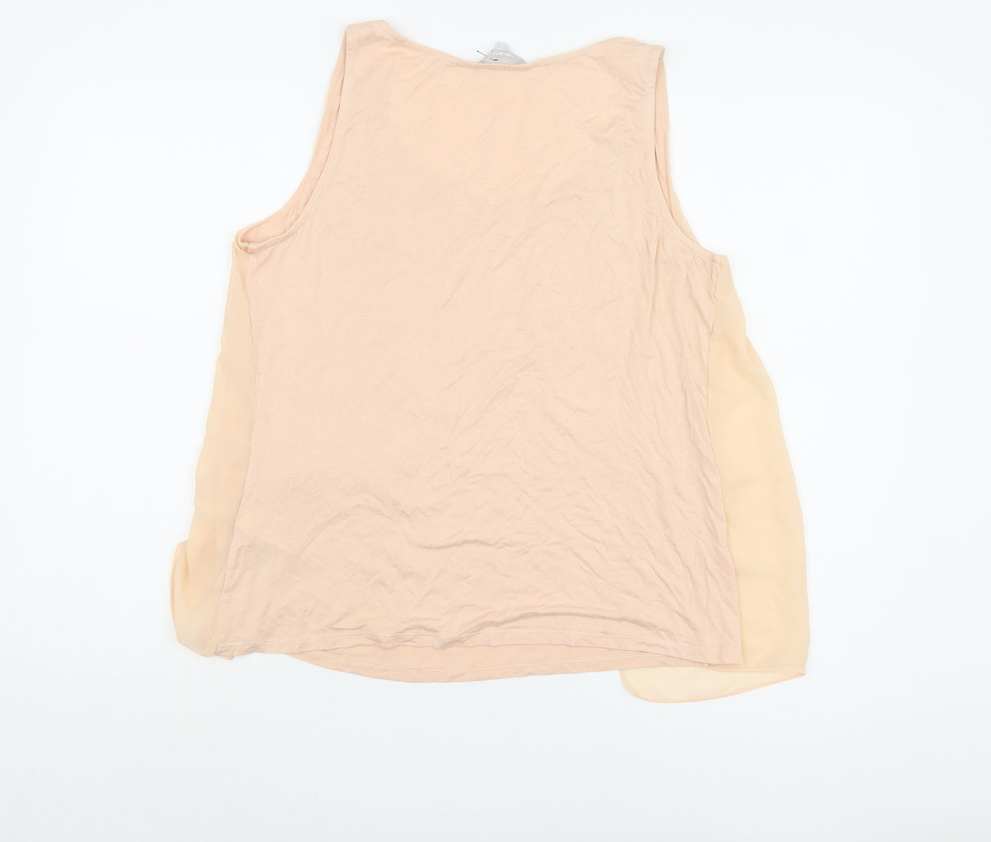Red Herring Women's Beige Size 14 Sleeveless Tank Top