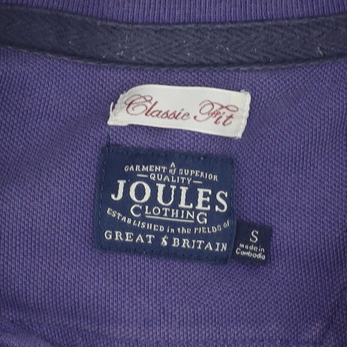 Joules Men's Purple Classic Fit Polo Shirt - S