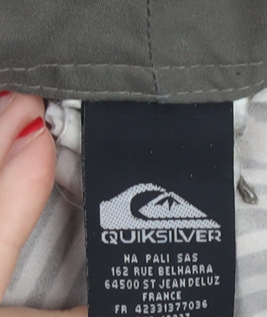 Quiksilver Men’s Brown Cargo Shorts 28 Drawstring Summer