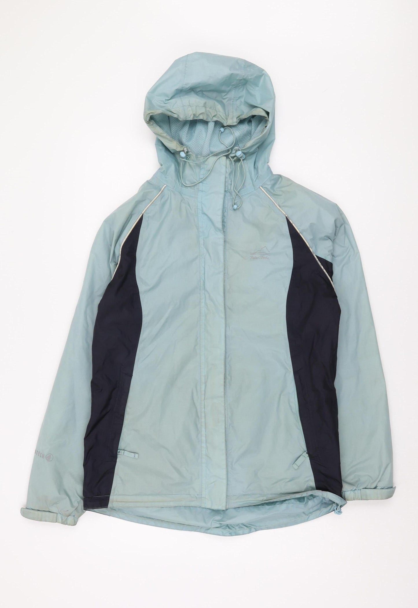 Peter Storm Women's Blue Rain Coat Size 12 Waterproof