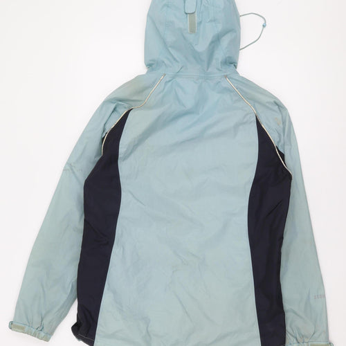 Peter Storm Women's Blue Rain Coat Size 12 Waterproof