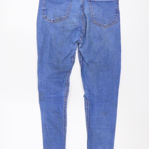New Look Girls Blue Skinny Jeans Age 14 Stretch Ripped