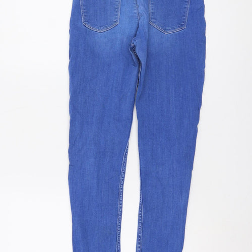 River Island Girls Blue Skinny Ripped Jeans 12 Years
