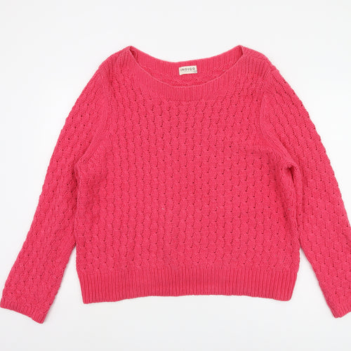 Marks and Spencer Women’s Pink Cable-Knit Jumper