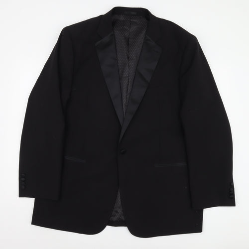 1860 Limited Collection Men's Black Blazer Size 48
