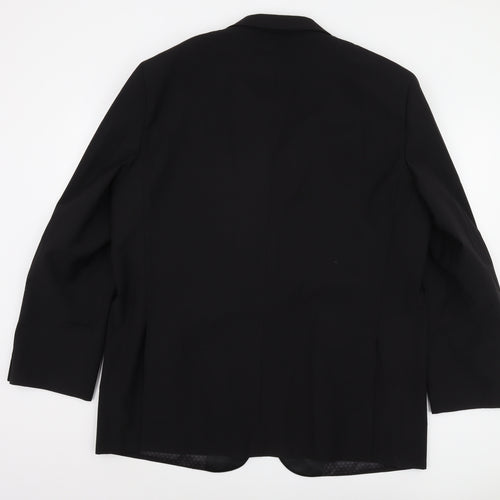 1860 Limited Collection Men's Black Blazer Size 48