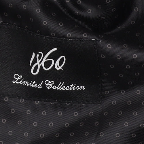 1860 Limited Collection Men's Black Blazer Size 48