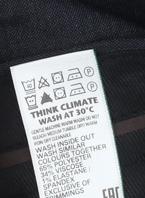 Marks and Spencer Men's Black Slim Dress Pants