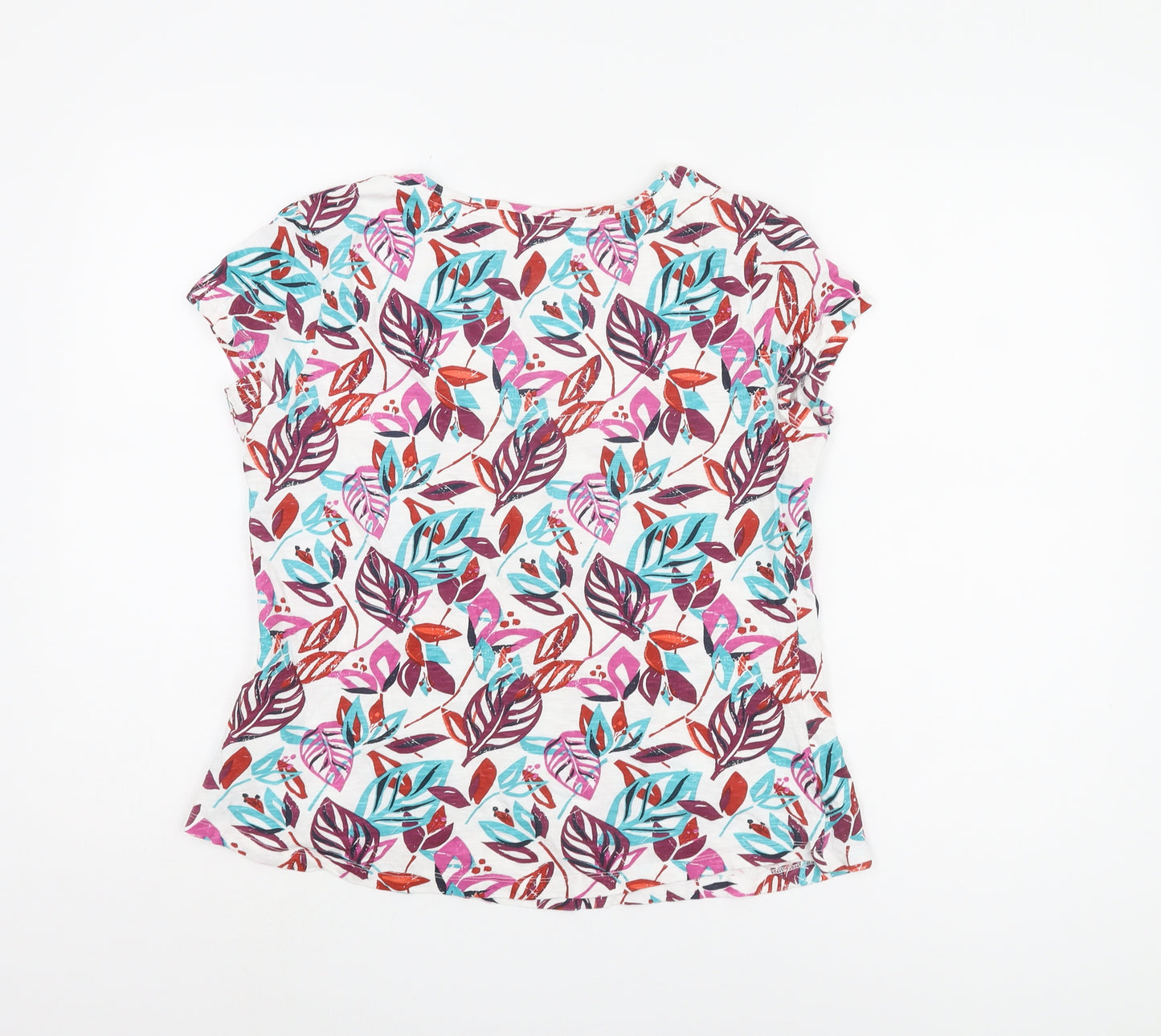 Mantaray Women's Multicoloured Floral T-Shirt Size 12