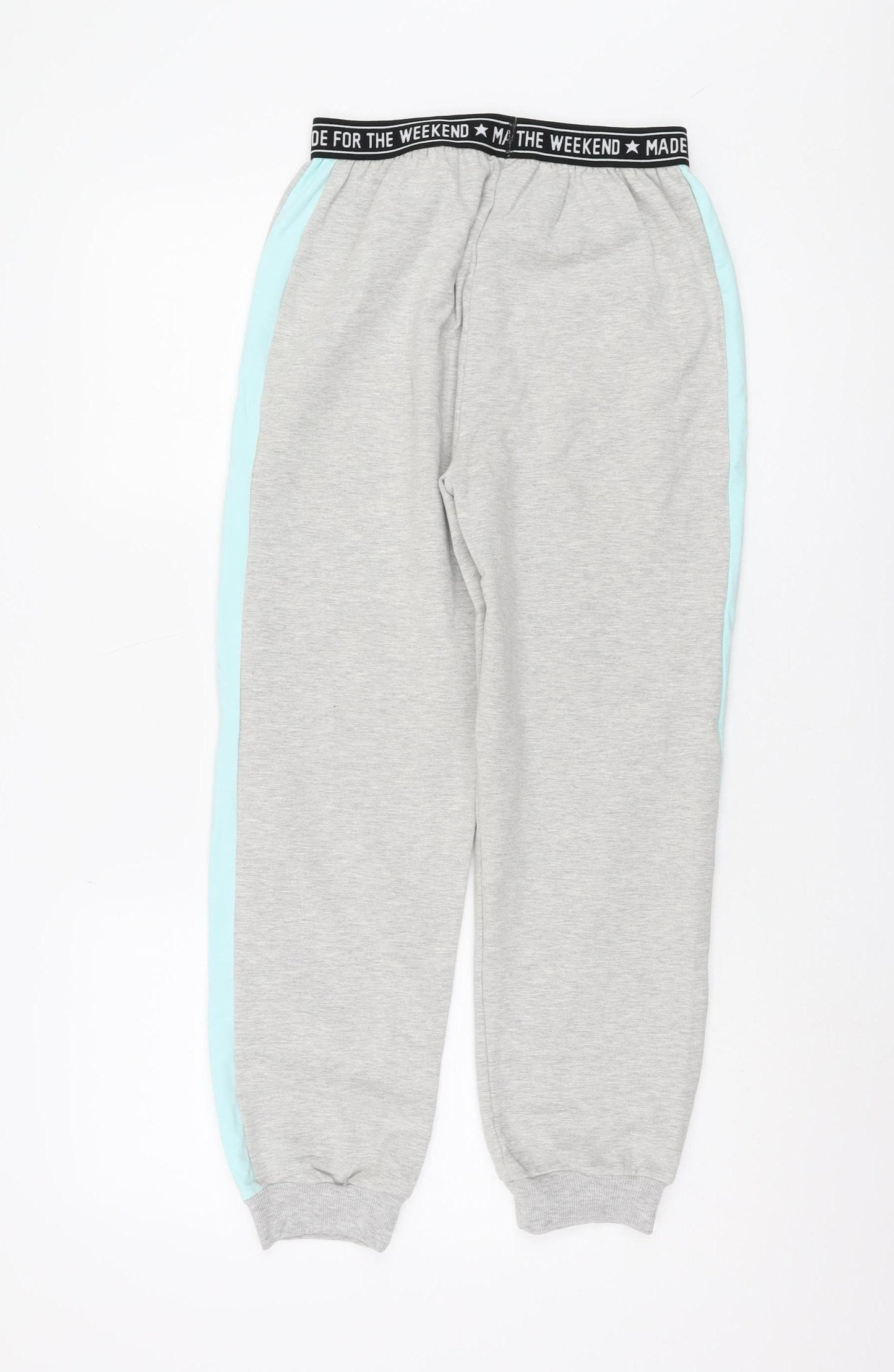 Marks and Spencer Girls Grey Jogger Trousers 13-14 Years