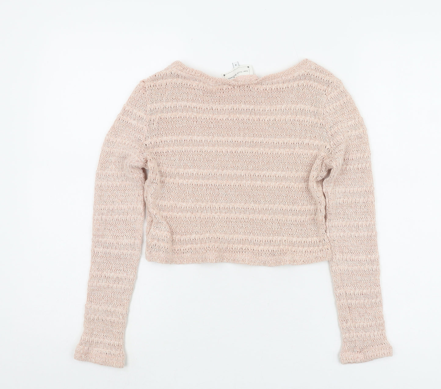 New Look Pink Women's Pullover Jumper, Size 8, Casual
