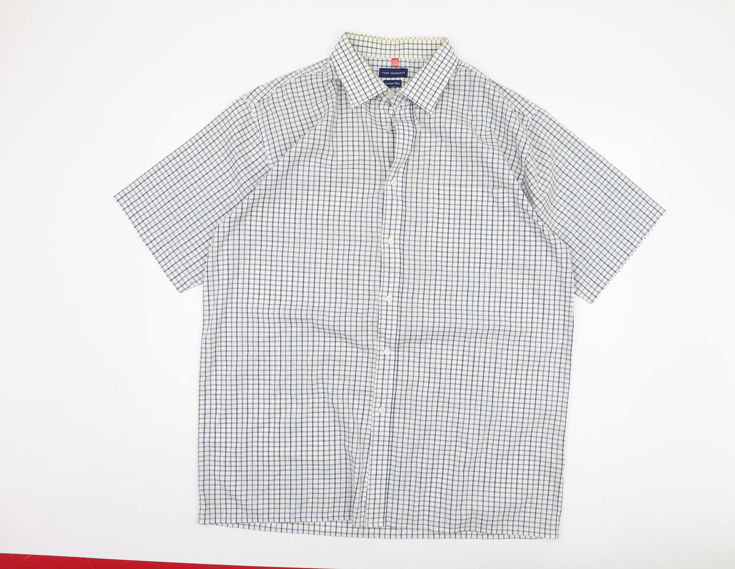 Tom Hagan Men's Multicoloured Check Shirt XL Casual