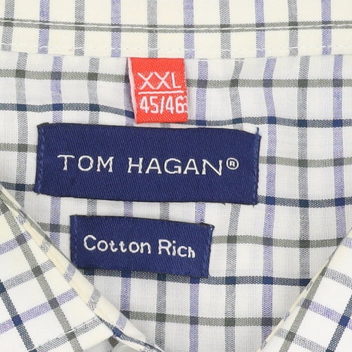 Tom Hagan Men's Multicoloured Check Shirt XL Casual
