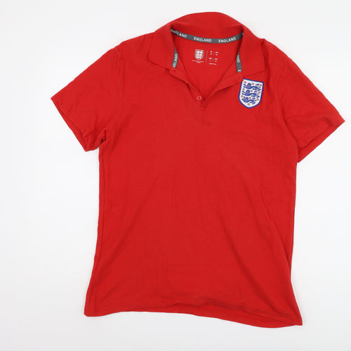 Fanatics Men's Red Polo, Medium, Football Sports