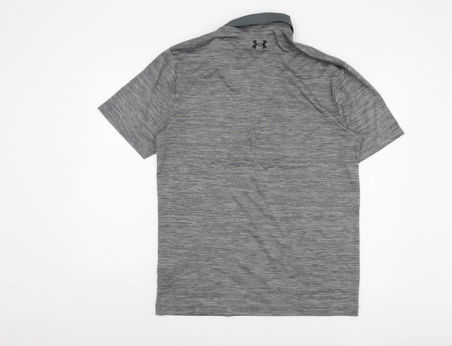 Under Armour Men's Grey Polo Shirt Size M