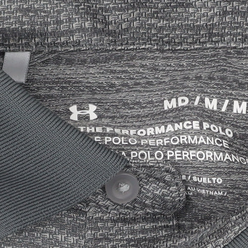 Under Armour Men's Grey Polo Shirt Size M