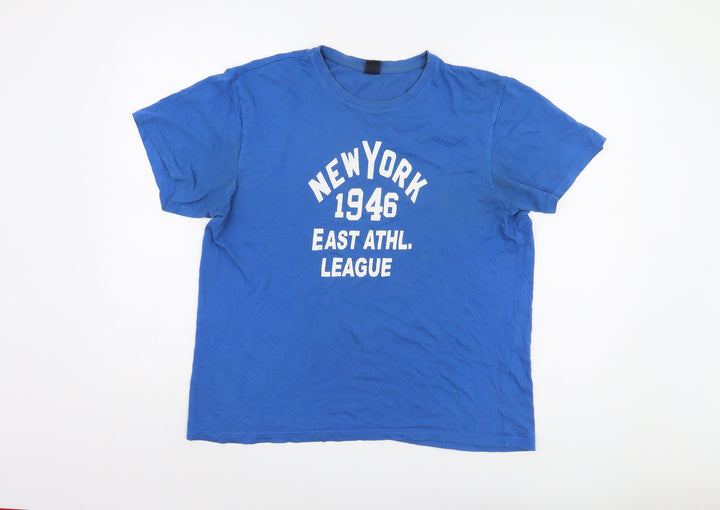 Store Twenty One Men's Blue Graphic T-Shirt M