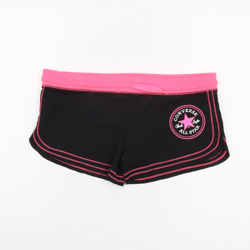 Converse Women's 2XL Black Sweat Shorts