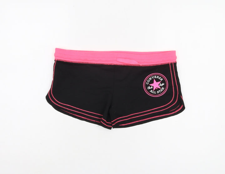Converse Women's 2XL Black Sweat Shorts
