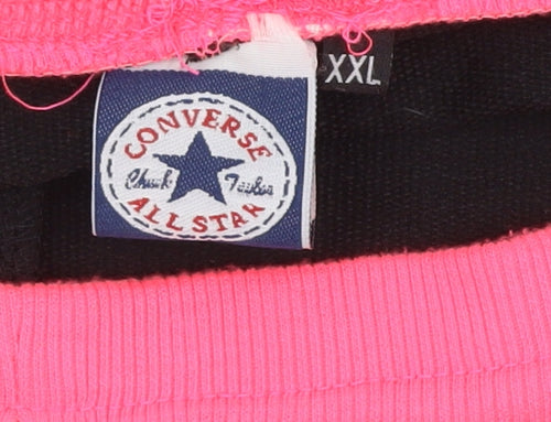 Converse Women's 2XL Black Sweat Shorts