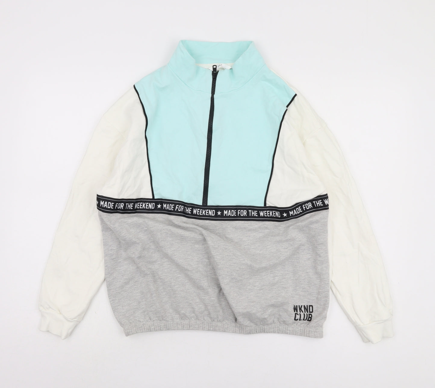 Marks and Spencer Girls Multicoloured Full Zip Sweatshirt