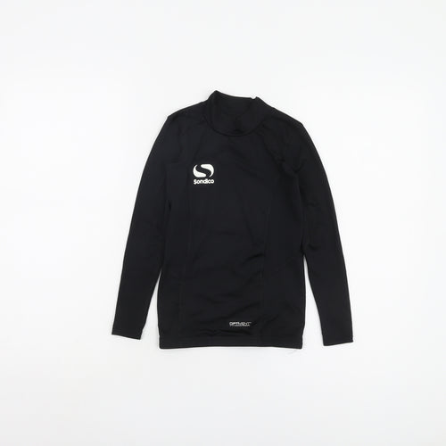 Sondico Boys Black Long Sleeve Top, 7-8 Years