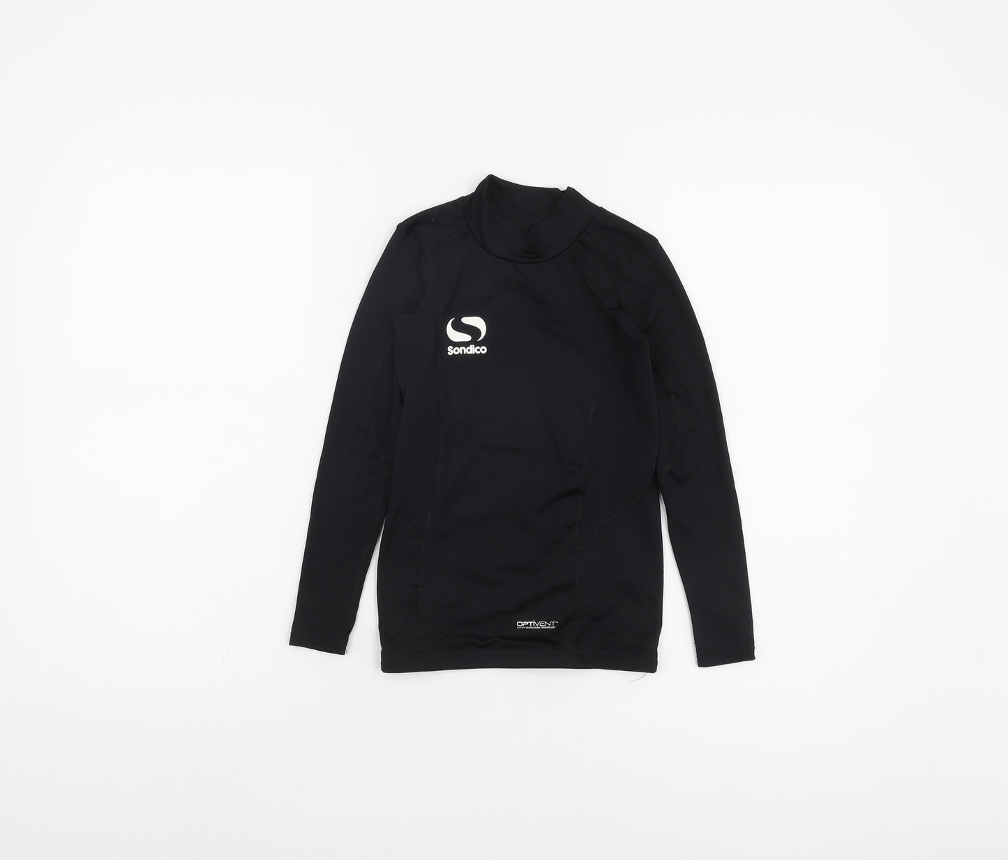 Sondico Boys Black Long Sleeve Top, 7-8 Years