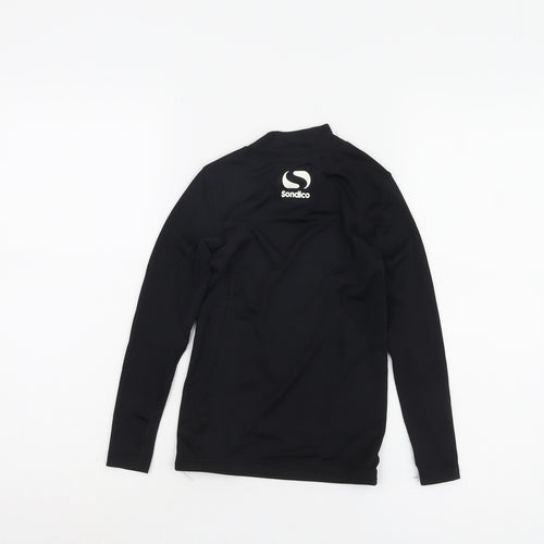 Sondico Boys Black Long Sleeve Top, 7-8 Years