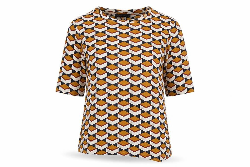 Front view of Marks & Spencer Women's Multicoloured Geometric Blouse