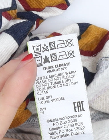 Marks & Spencer Women's Multicoloured Geometric Blouse