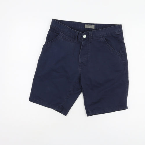 Burton Menswear Blue Chino Shorts Men Size 30