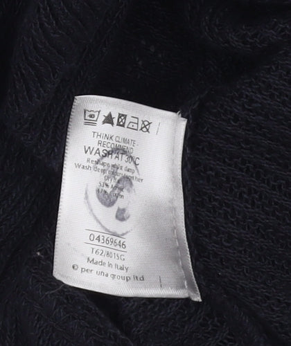 Per Una Women's Black Ruffle Cardigan UK 14