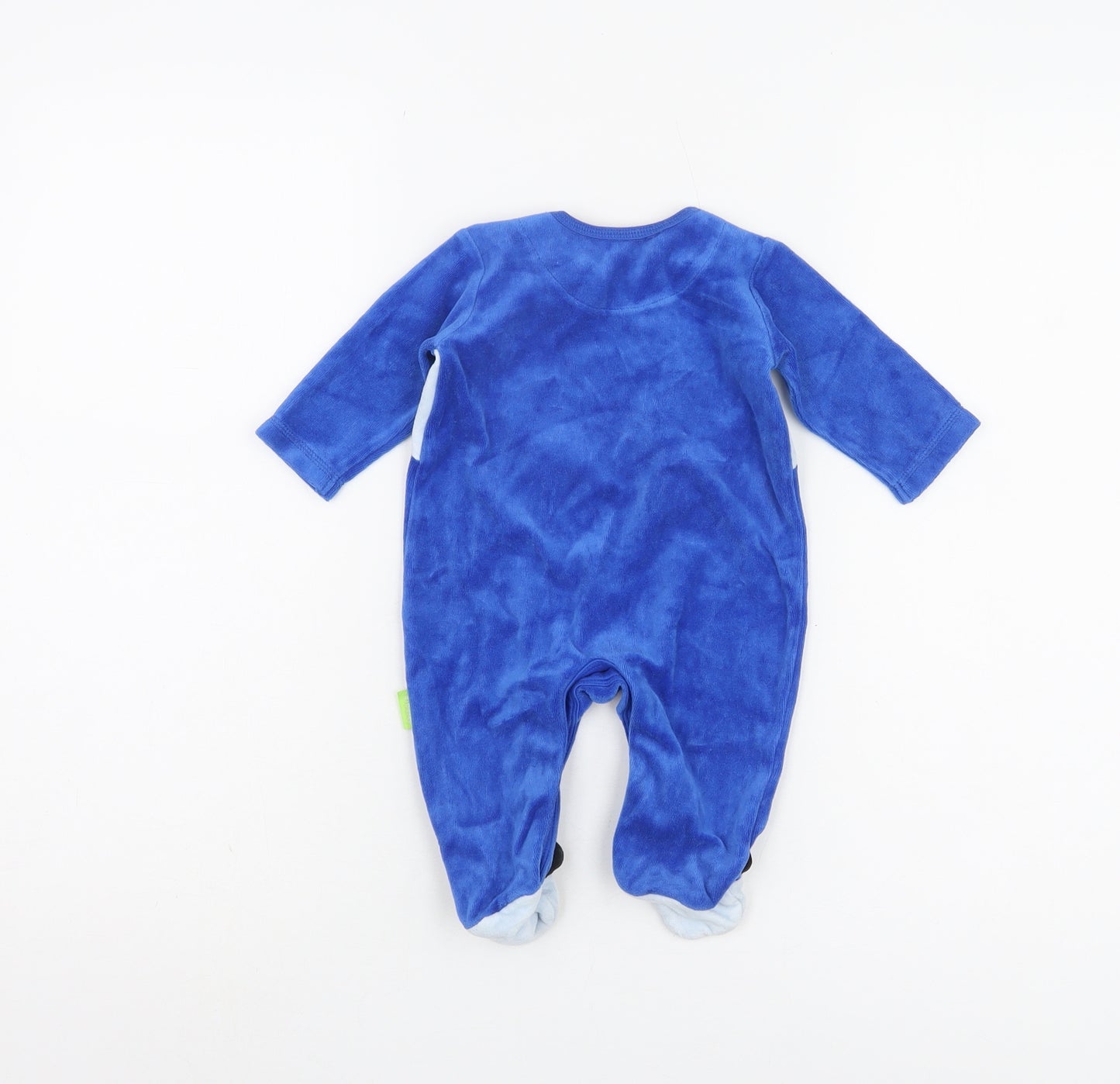 Disney Blue Mickey Mouse Unisex Babygrow 0-3M