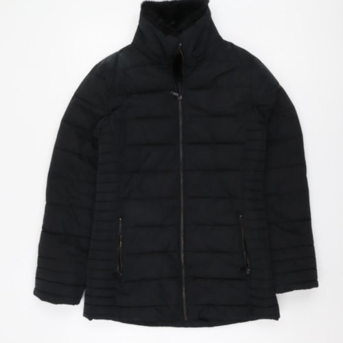 Firetrap Women's Black Puffer Jacket Size 8