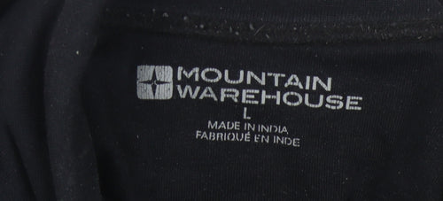 Mountain Warehouse Men's Black Long Sleeve Top - L