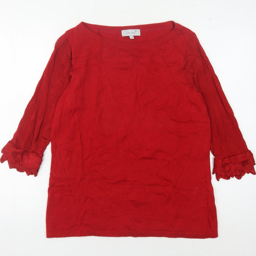 Marks and Spencer Women's Red Pullover Jumper Size 16