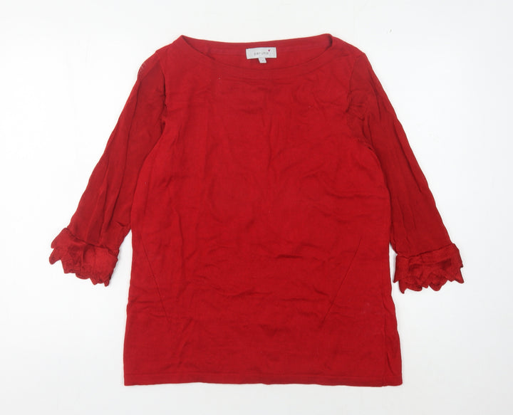 Marks and Spencer Women's Red Pullover Jumper Size 16
