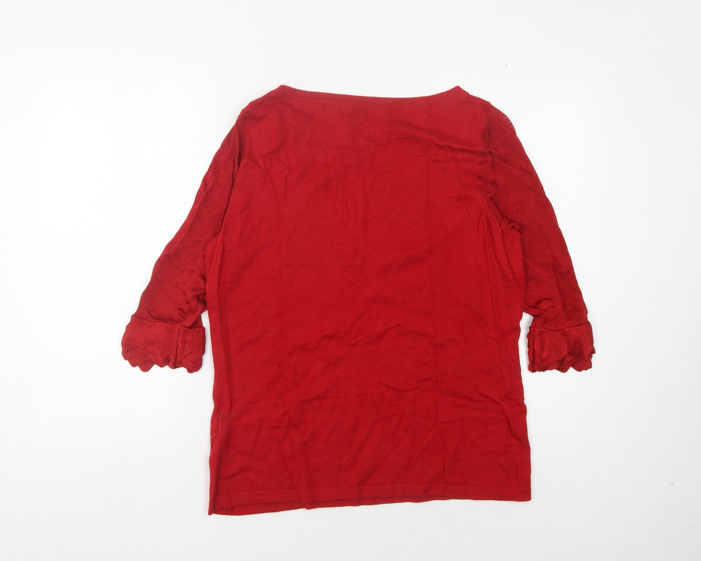 Marks and Spencer Women's Red Pullover Jumper Size 16
