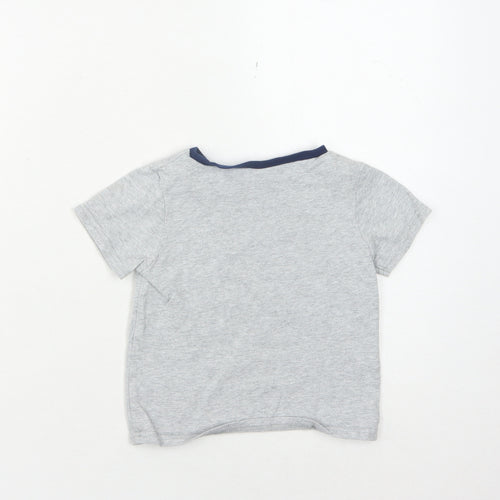 Manchester City Boys Grey Graphic T-Shirt 2-3 Years
